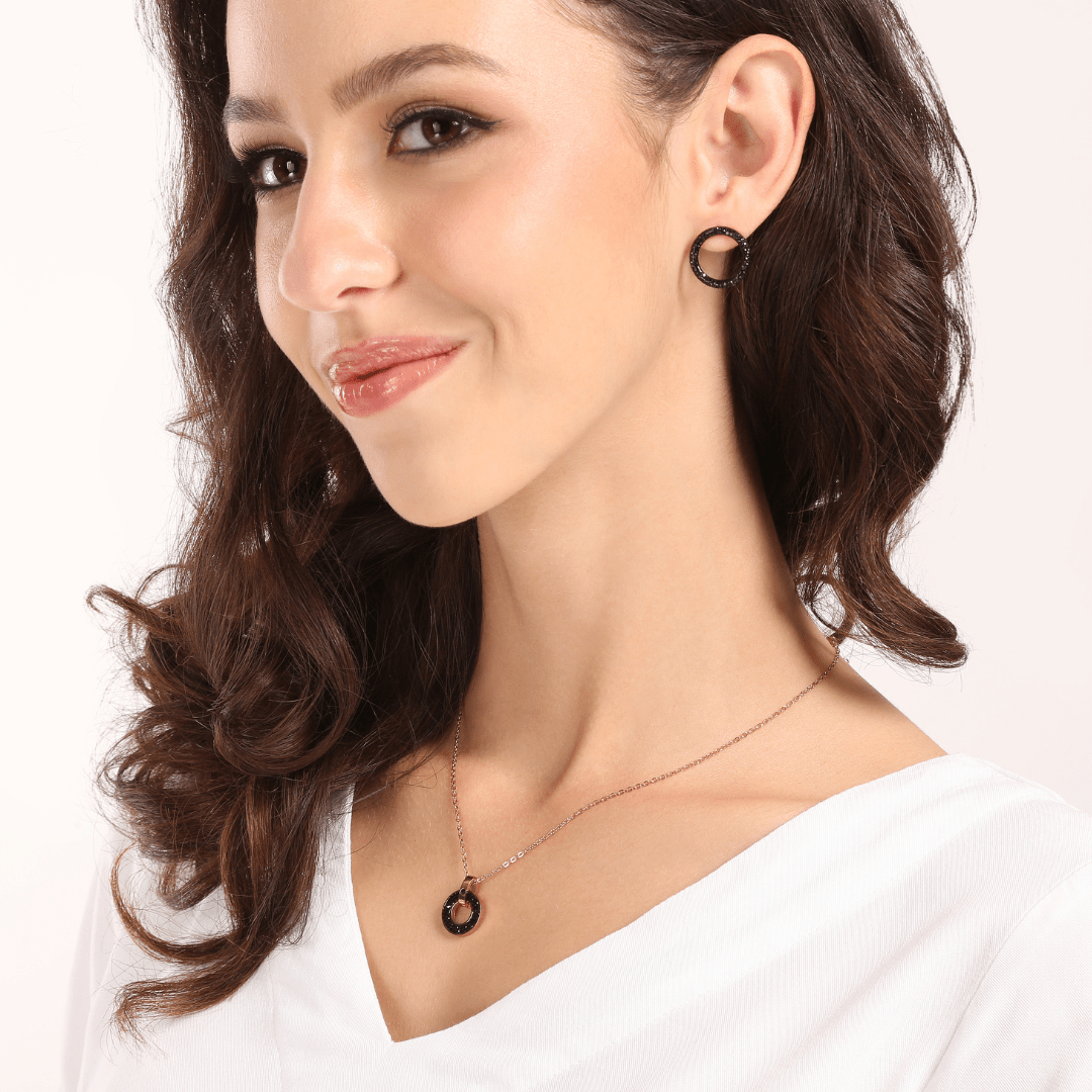 Kruhová sada s krystaly - Zovero