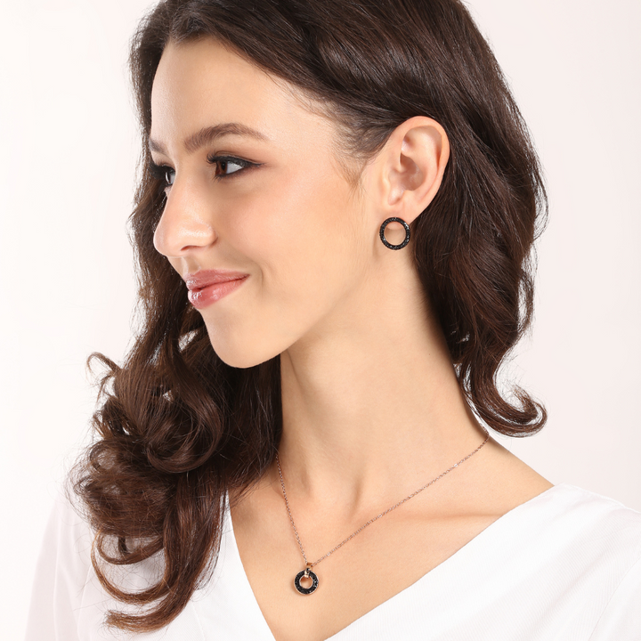 Kruhová sada s krystaly