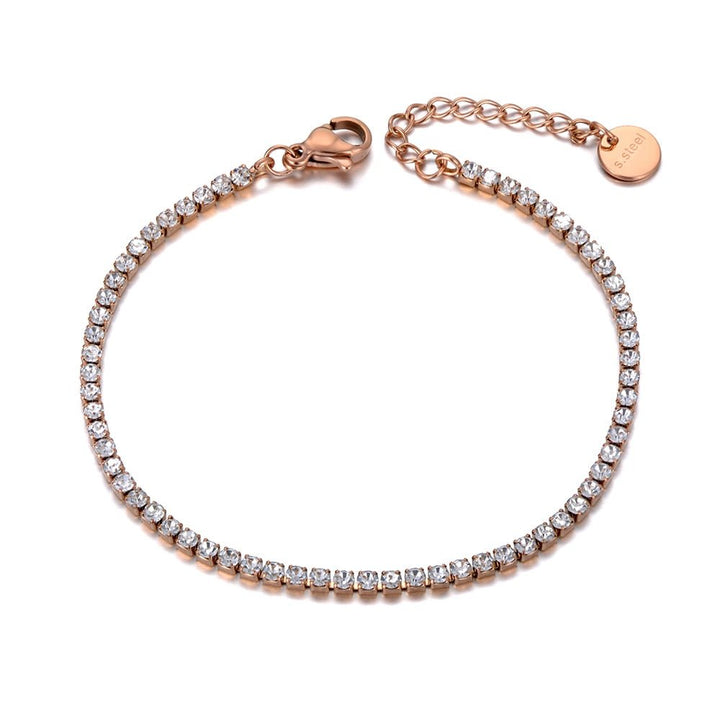 Náramek na nohu s krystaly - Zovero